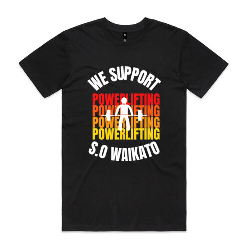 SO Waikato Powerlifting Supporter Tee Thumbnail